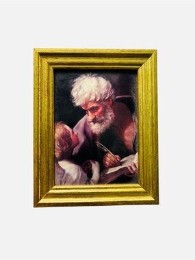 Guido Reni St Matthew and the Angel Mini Framed Print Vatican Museum